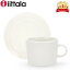 【北欧ブランド】 iittala イッタラ ティーマ カップ&ソーサー セット TEEMA 220mL Cup & 15cm Saucer Set ホワイト キッチン 北欧