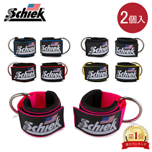 シーク Schiek アンクルストラップ 左右1組セット Model 1700 ケーブルマシン トレーニング 筋トレ ウエイトトレーニング Ankle Straps