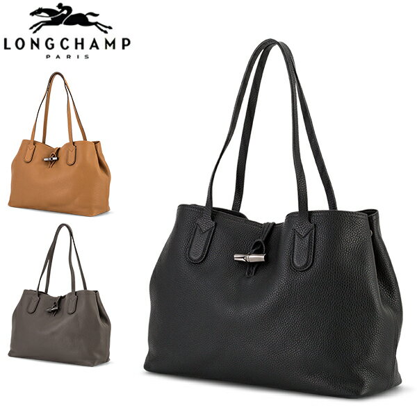 【GWもあす楽】ロンシャン LONGCHAMP ロゾ トートバッグ レザー レディース トート バッグ シンプル 大容量 軽量 革 A4サイズ 通勤 通学 L2686 968 ROSEAU 母の日 あす楽