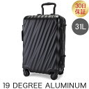 トゥミ TUMI スーツケース 31L 4輪 19 Degree Aluminum インターナショナル キャリーオン 036860MD2 マットブラック キャリーケース キャリーバッグ 全国旅行支援