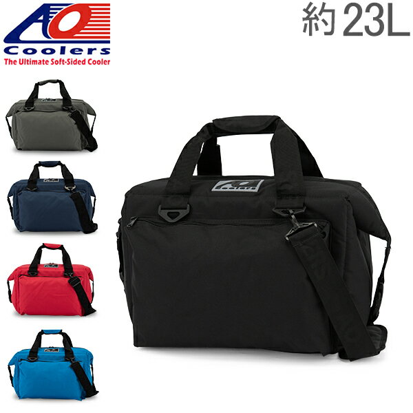 【お盆もあす楽】エーオー クーラーズ AO Coolers クーラーバッグ 24パックキャンバス デラックス ソフトクーラー AO24DX 約23L ソフトクーラーバッグ あす楽