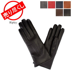 在庫限り デンツ Dents 手袋 レディース Ripley レザーグローブ シープスキン 上質 革 レザー 羊革 ヘアシープ グローブGloves (F) 17-1061