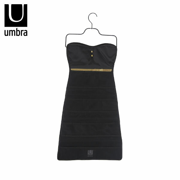 UMBRA アンブラ BOW DRESS ボウ ドレス BLK/GLD ブラック/ゴールド 299045-042 アクセサリーホルダー
