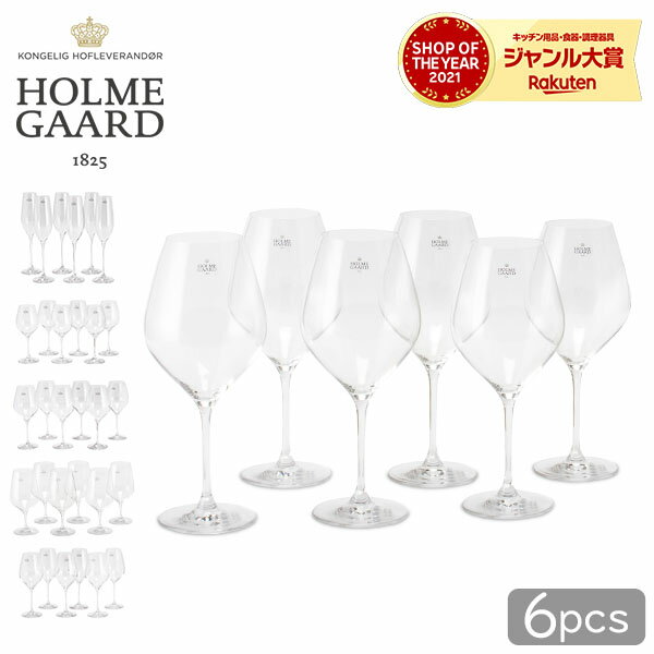 ホルムガード Holmegaard ワイングラス ビアグラス シャンパングラス カベルネ CABERNET クリア 6個セット グラス 北欧 食器