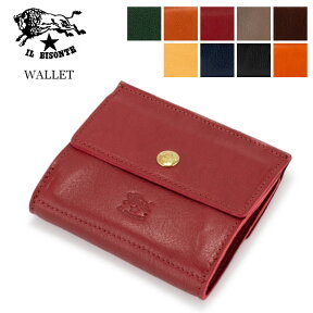 ＼母の日アイテムがポイントUP中／ イルビゾンテ Il Bisonte 二つ折り財布 C0910 P WALLET 財布 コンパクト レザー 革 牛革 イタリア プレゼント おすすめ キャッシュレス ファッション