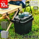 ＼GW中もあす楽配送／ トランクカーゴ RISU 収納ボックス 収納ケース アウトドア 22L TC-20S コンテナボックス フタ付き キャンプ スタッキング コンテナ リス