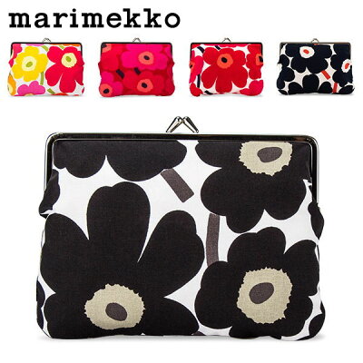マリメッコ Marimekko がま口 ポーチ 小物入れ ミニ ウニッコ 花柄 かわいい 北欧 化粧ポーチ 財布 横長 おしゃれ Coin Purse MINI UNIKKO 冬 冬物 クリスマス プレゼント