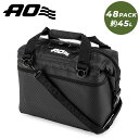 エーオー クーラーズ AO Coolers クーラーバッグ 48パック カーボン ソフトクーラー AOCR48BK ブラック 48PACK CARBON アウトドア キャンプ 父の日