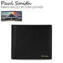 ポールスミス 財布（メンズ） ＼GW中もあす楽配送／ ポールスミス PAUL SMITH 二つ折り財布 財布 メンズ ブラック KMINTI 4832 Men Wallet Billfold Black ミニクーパー ファッション シンプル