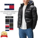 トミーヒルフィガー Tommy Hilfiger アウター ジャケット 中綿ジャケット ナイロン 158AN508 メンズ フード 上着 パファージャケット 冬 冬物 クリスマス プレゼント