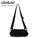 コートエシエル Cote&Ciel ショルダーバッグ ネストス スムース Nestos Smooth Black ポーチ サコッシュ 斜め掛け クロスボディ 2...