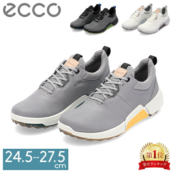 ＼土日限定ポイントUP中／ エコー ECCO ゴルフシューズ スニーカー Ecco M Golf Biom H4 メンズ 靴 レザー 革 ゴルフ ランニング ウォーキング ジム 108204 10820401