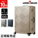 レジェンドウォーカー LEGEND WALKER DECK デッキ Lサイズ ハードケース 100L 10泊以上 ダブルキャスター メーカー1年保証 5510-70