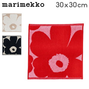 ＼GW中もあす楽配送／ 在庫限り マリメッコ Marimekko ミニタオル ハンドタオル ウニッコ コットン リネン 30×30cm UNIKKO MINI TOWEL 北欧雑貨 ハンカチ かわいい