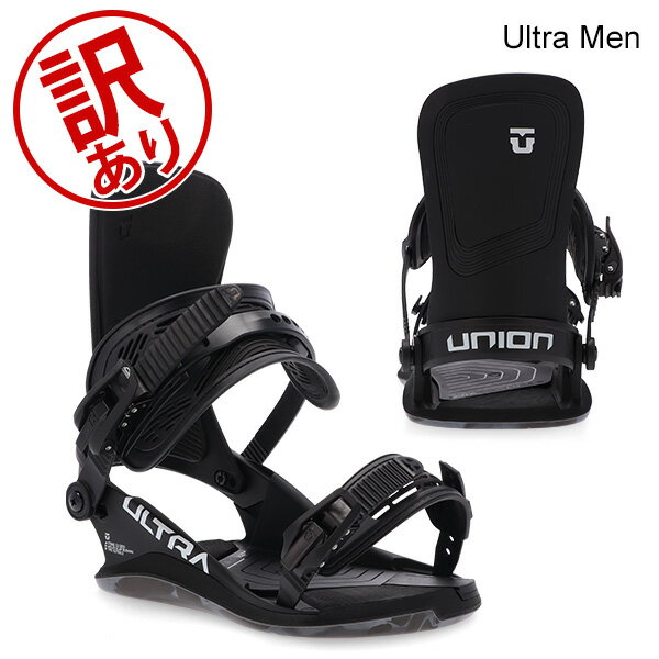 【訳あり】ユニオン Union Ultra Men ウルトラ ビンディング バインディング スノーボード メンズ スノボ 冬 フリースタイル ブラック 232021 アウトレット
