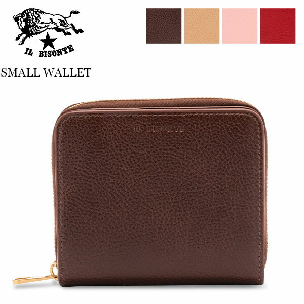 イル ビゾンテ 二つ折り財布 メンズ 在庫限り イルビゾンテ Il Bisonte 二つ折り財布 SMALL WALLET SSW003 財布 コンパクト レザー 革 牛革 イタリア メンズ レディース ファッション