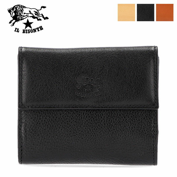 ＼今なら30%OFFクーポン付き／ イルビゾンテ 財布 Il Bisonte 二つ折り財布 小銭入れ付き レザー 本革 メンズ レディース 折りたたみ 2つ折り財布 薄い 軽量 コンパクト おしゃれ ブランド プレゼント SMW044PV0005 SLG Medium Wallet Lira ファッションのサムネイル