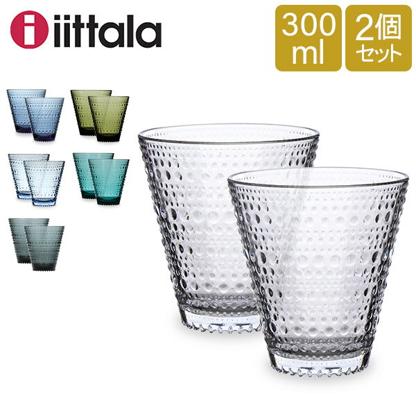 イッタラ グラス カステヘルミ iittala タンブラー ペア 2個セット 300mL 北欧 ガラス Kastehelmi Tumbler フィンランド コップ 食器 秋 秋物