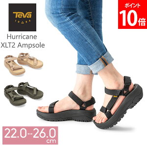 テバ TEVA サンダル レディース ハリケーン XLT2 アンプソール Hurricane XLT2 Ampsole 厚底 スポサン スポーツサンダル アウトドア ストラップ 軽量 靴 歩きやすい 痛くない 海 川 ビーチ レジャー テヴァ 1131270 ブラック