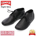 カンペール ブーツ レディース カンペール Camper アンクルブーツ ライト ニーナ レディース Right Nina 22.5-26cm K400221-004 Black 靴 シューズ ブーツ カジュアル