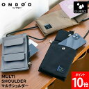 ONDOO by Wpc. マルチショルダー パスポートケース スマホケース 旅行用ポーチ ショルダーバッグ ミニ ポシェット 首下げ ポーチ カードケース 旅...