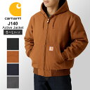 \月初限定P5倍/ カーハート Carhartt パーカー ジャケット アクティブジャケット S~Lサイズ 106673 アウター フード ダック ストリート Active Jacket J140 Loose Fit Firm Duck Insulated Flannel-Lined