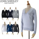 ＼GW期間ポイント5倍／ ジョンスメドレー John Smedley Vネック セーター 長袖 プトネイ WOMEN PUTNEY シーアイランドコットン レディース