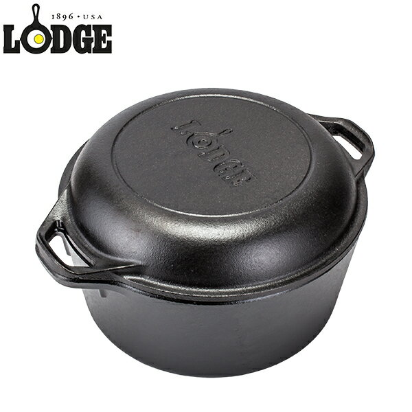 【あす楽】 ロッジ Lodge ロジック ダブルダッチオーブン IH対応 深型 鍋 L8DD3 Pro Logic Cast Iron Double Dutch Oven 蓋 スキレット フライパン キャンプ【5％還元】