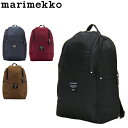 【P2倍 4/12 9:59迄】マリメッコ Marimekko バックパック メトロ METRO ROADIE リュックサック 通勤 通学 レディース メンズ 039972マザーズバッグ 母の日 あす楽