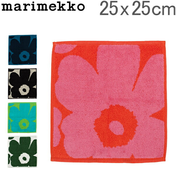 マリメッコ Marimekko ミニタオル ハンドタオル ウニッコ コットン 25×25cm 063837 UNIKKO MINI TOWEL 北欧雑貨 ハンカチ かわいい あす楽