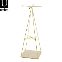 アンブラ Umbra アクセサリースタンド プリズマ ジュエリースタンド 299485-221 マットブラス Prisma Jewelry Stand Matte Brass あす楽