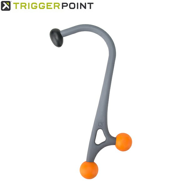 トリガーポイント Trigger point 筋膜 マッサージ アキュカーブケイン マッサージスティック ツボ押し HANDHELDS Acucurve Cane 04429 グレー／オレンジ 筋膜リリース Triggerpoint