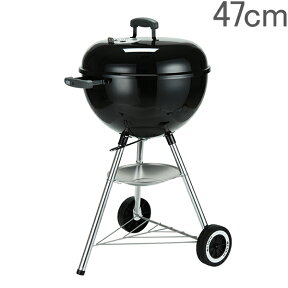 Weber ウェーバー 2015モデル NEW BBQ GRILL 47cm/18.5インチ ワンタッチ シルバー チャコールグリル One Touch Charcoal Grill Black 441001 BBQ アウトドア キャンプ