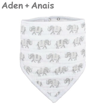 エイデンアンドアネイ ADEN+ANAIS バンダナビブ スナップ付 よだれかけ スタイ savanna animals bib bandana TC7102 モスリンコットン 5%還元 あす楽