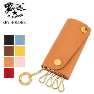 在庫限り イルビゾンテ キーケース Il Bisonte 4連 レザー メンズ レディース SKH115 KEY HOLDER PV0039 キーリング キーホルダー 本革 3つ折り 牛革 冬 冬物 クリスマス プレゼント