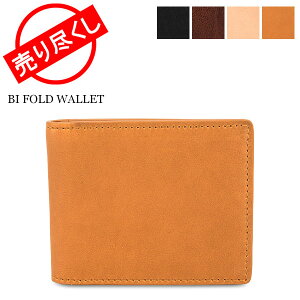 売り尽くし イルビゾンテ Il Bisonte 二つ折り財布 BI FOLD WALLET SBW059 財布 コンパクト レザー 革 牛革 イタリア メンズ レディース ファッション クリスマス