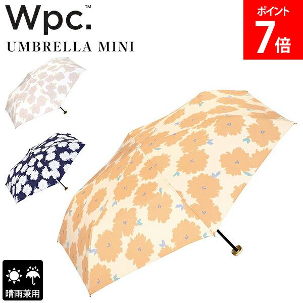 樂天商城 - Wpc. ダブリュピーシー 折り畳み傘 フルール ミニ 雨晴兼用 雨傘 日傘 UVカット 手開き式 軽い コンパクト 通勤 通学 おしゃれ ブランド 大人かわいい 女性 レディース 華やか mini