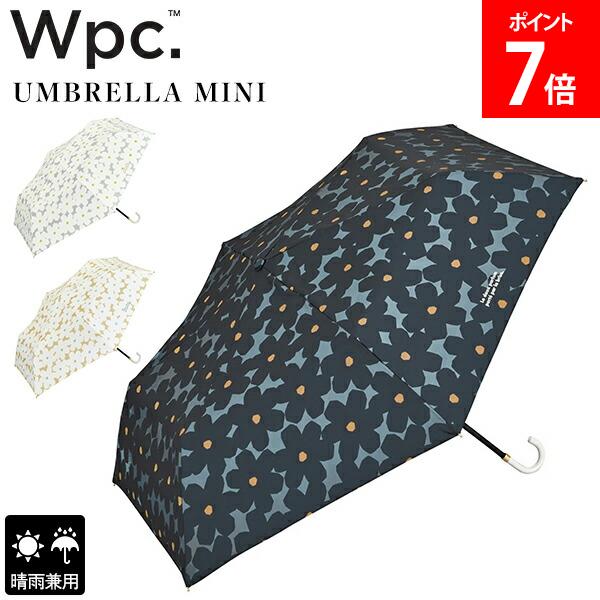 樂天商城 - ＼店内、マラソンSALE開催中／ Wpc. ダブリュピーシー 折り畳み傘 フロラージュ ミニ 晴雨兼用 雨傘 日傘 折り畳み傘 UVカット 通勤 通学 学生 社会人 持ち運び 花柄 北欧風 女性 レディース 可愛い おしゃれ mini