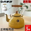 月兎印 ケトル 2.2L 琺瑯 ホーロー やかん ドリップポット IH対応 直火 日本製 野田琺瑯 月兎 キッチン おしゃれ レトロ シンプル デザイン ほうろ...
