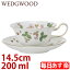 【最大1万円OFFクーポン】WEDGWOOD ウェッジウッド ピオニー ワイルドストロベリー ティーカップ&ソーサー 200ml 新生活