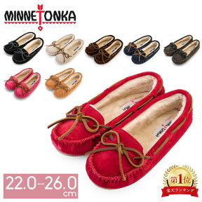 ミネトンカ モカシン レディース Minnetonka キャリー スエード ボア Cally Slippers フラット シューズ レザー スリッポン