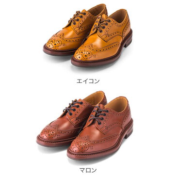 【GWもあす楽】トリッカーズ Tricker's バートン ウィングチップ ダイナイトソール 5633 Bourton Dainite sole メンズ 靴 ブローグシューズ レザー 本革 5%還元 あす楽