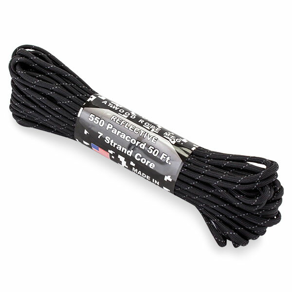 【お盆もあす楽】アトウッド Atwood 550LB パラコード / リフレクティブ 50フィート 4mm × 15m パラシュートコード 50ft アウトドア ロープ キャンプ 丈夫 あす楽通販格安セール情報 楽天 通販