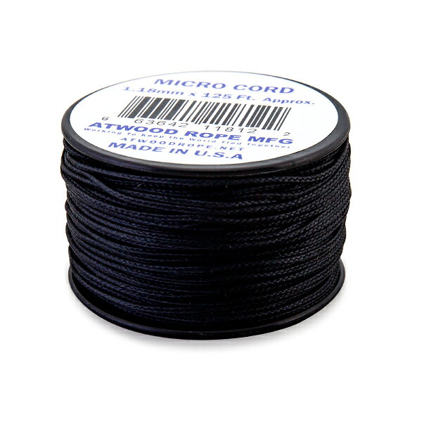 【お盆もあす楽】アトウッド Atwood マイクロコード 125フィート 1.18mm × 38m MICRO SPORT CORD SPOOL 125ft 紐 アウトドア ロープ あす楽通販格安セール情報 楽天 通販