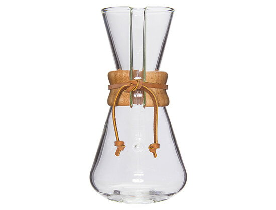 【最大1000円クーポン 3/26,01:59まで】Chemex ケメックス コーヒーメーカー ハンドメイド 3カップ用 ドリップ式 CM-1 ハンドブロウ