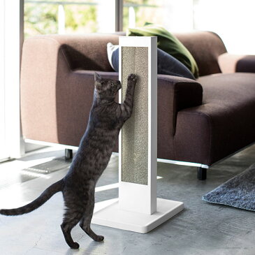 猫の爪とぎスタンド tower タワー 山崎実業 タワーシリーズ ケースのみ 爪みがき 爪研ぎ 爪磨き 段ボール ダンボール 縦型 置き型 ネコ 猫 ペット おしゃれ あす楽