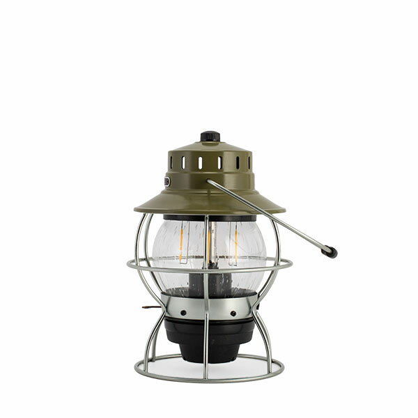 【お盆もあす楽】ベアボーンズ リビング Barebones Living レイルロード ランタン LED Railroad Lantern LIV-280 アンティークブロンズ アウトドア ランプ通販格安セール情報 楽天 通販