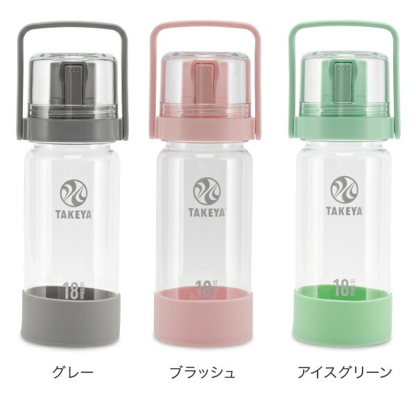 水筒 タケヤフラスク ゴーカップ クリアボトル バンドル セット GoCup 520mL タケヤ キッズ 子供 コップ ストロー 3way 軽い TAKEYA FLASK