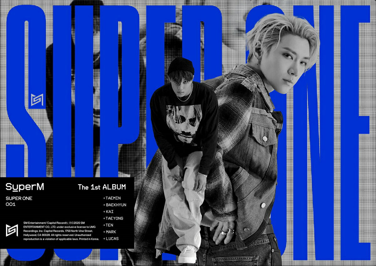 【米国盤】【UNIT-C】SUPERM THE 1ST ALBUM SUPER ONE (KAI, TEN)アメリカ盤【弊店限定特典】【安心国内発送】