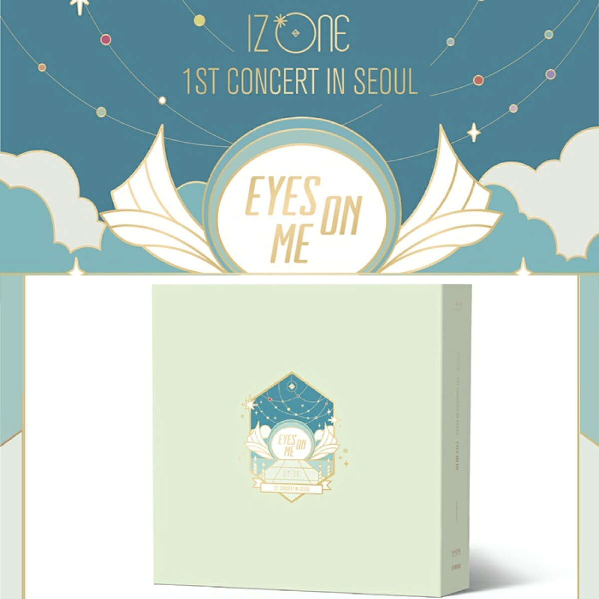 【BLU-RAY】【リージョンALL】【日本語字幕付】IZ*ONE 1ST CONCERT IN SEOUL EYES ON ME BLU-RAY IZONE アイズワン 写真集【弊店限定特典】【安心国内発送】